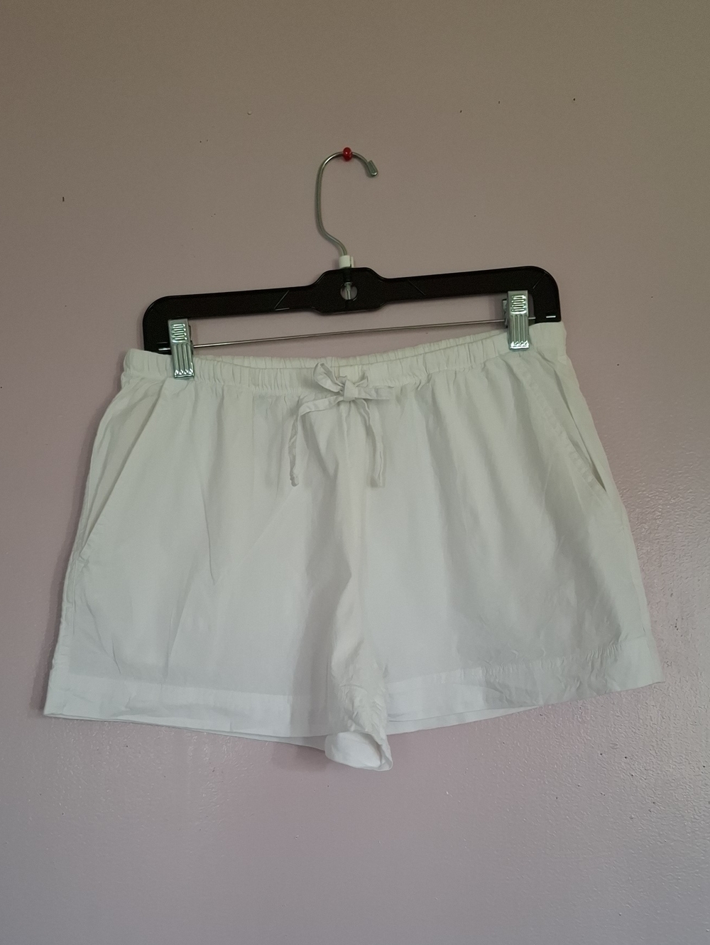 Athleta White Drawstring Athletic Shorts